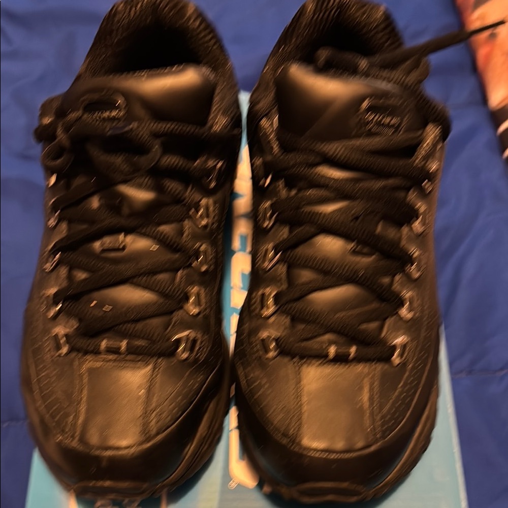 Skechers Black Athletic Shoes with Chunky Design